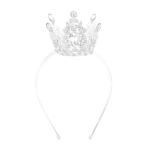 VELSCRUN Silver Crystal Tiara Headband, Crowns for Women, Princess Girls Tiaras, Royal Queen Crown Princess Quinceañera Headpieces for Birthday Prom Bride Wedding Pageant Party Hair Band