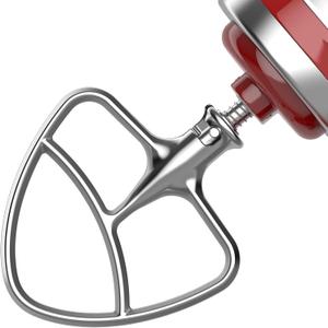 Stainless Steel Beaters for KitchenAid Stand Mixer, 4.5-5Qt Tilt-Head Paddle Attachment for Kitchenaid Mixer, Polished Flat Beater for KitchenAid-Dishwasher Safe by HOZODO
