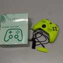 W&O Wireless Controller for With Xbox One, Xbox Series X/S, Xbox One X/S, PC, With RGB LED Light, Mappable Buttons, With 2.4GHZ Wireless Adapter Gamepad (Electric Volt)