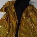 Zando Men's Sequin 70s 80s Disco Shirt - Retro Short Sleeve Button Up Costume Halloween New Year Party Outfit Top & Clubwear (Large)
