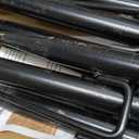 6 Pack 10 ft Heavy Duty Metal String Light Poles Adjustable Outdoor Lighting Stand for Patio,Backyard,Garden,Party & Wedding Rustproof & Sturdy with Hooks