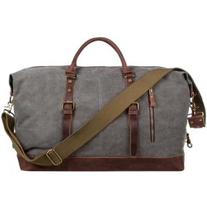 S-ZONE Duffle Bag for Travel Canvas Duffel Bag Carry on Weekender Bag for Men S-ZONE Duffle Bag for Travel Canvas Duffel Bag Carry on Weekender Bag for Men