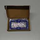 For Bronco Air Conditioning Outlet Vent Trim, 4PCS Center Console Dash AC Vent Ring Cover Compatible with 2021-2024 Ford Bronco Interior Accessories, Blue