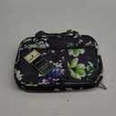 PAVILIA Hanging Toiletry Bag Travel Bag Women Men, Foldable Cosmetic Organizer, Roll up Makeup Bag, Water Resistant Accessories Toiletries, Large Travel Essentials Kit (Grey Floral)