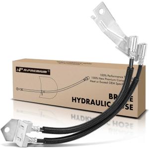 A-Premium Rear Center Brake Hydraulic Hose Compatible with Ford F-53 Motorhome Chassis 2013 2014 2015 2016 2017 2018 2019 6.8L - Replace# DU9Z2282A