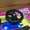 Barbie - 12V Kids Ride-On with Rechargeable Battery, LED Headlights, Press-Button Start, Durable Wheels, Forward & Reverse Drive, Contoured Seat, 21.26 inches x 37.4 inches x 10.82 inches