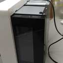 24 Cans Beverage Refrigerator Cooler, Mini Fridge Countertop Drink Cooler for Soda, Canned Beer, Adjustable Digital Temperature Control for Home Dorm Office, Black (0.6 cu.ft)