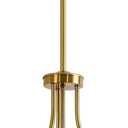 11.8" Modern Boho Rattan Gold Pendant Light Adjustable Rod Vintage Farmhouse Drum Fabric Pendant Light Fixture Woven Bamboo Wicker Pendant Lights for Kitchen Island, Dining Room, Bedroom