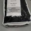 Heat Blanket 62x84 Twin Size,Soft Flannel & Sherpa Reversible Electric Blanket with 10 Heat Settings,12 Timer Setting and 8 Hours Auto-Shut Off,ETL Certified Machine Washable,Black