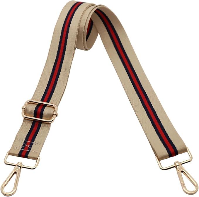 Kolti Purse Strap Replacement Crossbody Handbag Stripe Wide Adjustable 