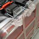 Keter Stack-n-Roll Modular Tools Organizer for Garage Storage and DIY, 3 Piece Resin Rolling Tool Box System for Small Parts, Black