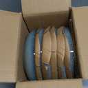 AmorArc 8.5'' Large Pasta Bowls, 36oz Ceramic Pasta Serving Bowls Set of 6 for Kitchen, Wide Bowls for Pasta,Salad,Oatmeal, Microwave Safe, Ocean Blue