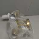 TOBUSA 6-Light Gold Semi Flush Mount Ceiling Light Fixture, Modern Industrial Brushed Golden Sputnik Ceiling Light, E26 Close to Ceiling Light for Kitchen Bedroom Dining Room Living Room Hallway