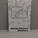 100% Titanium Cutting Board for Kitchen - Dishwasher Safe Chopping Boards with Handle, Reversible Charcuterie Board for Home Counter Outdoor Camping Housewarming Gifts for Women (16 x 11.1)