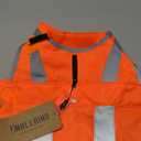Reflective Dog Vest for Small Medium Breeds, High Visibility Dog Safety Vest with Removable Bell Keep Safe from Hunting, Training & Cars Accidents (Blaze Orange)