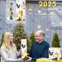 iBorn Bird Feeders Seed Catcher for Outside Hanging 6 Port Bird Feeder for Cardinal Birds Aluminium Metal,Green Finishing 14 Inch 6 Port (Seed is not Included)