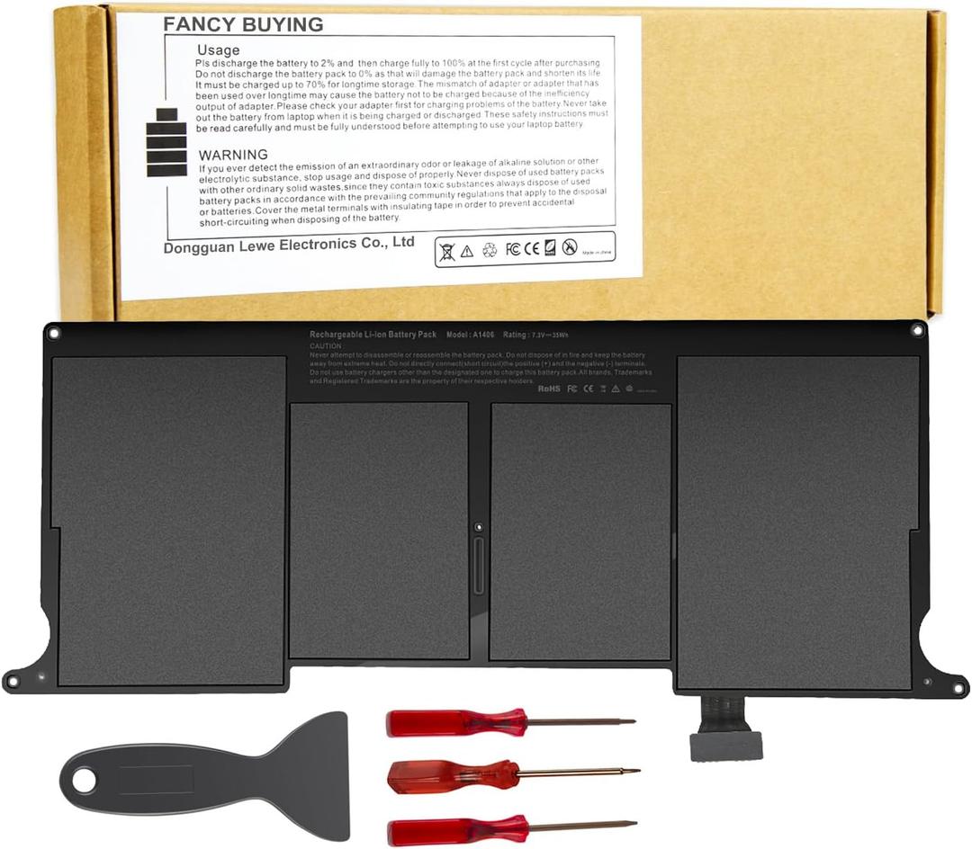 Fancy Buying A1406 Laptop Battery for MacBook Air 11'' A1370 (Mid 2011) and A1495 A1465 (Mid 2011 2012 2013 Early 2014 2015 Version) - Not for A1370 (2010)