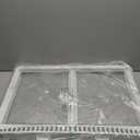 UPGRADED 240364793 Refrigerator Crisper Drawer Cover Frame with 240350608 Crisper Glass Replacement Compatible with Frigidaire Crisper Drawer Replacement 253.65802508 Fridge Crisper Pan Drawer Cover