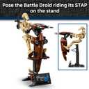LEGO Star Wars: The Phantom Menace Battle Droid with STAP - Building & Learning Toy for Boys & Girls, Ages 12+ - Star Wars Toy & Model Kit - Gift for Christmas - 75428