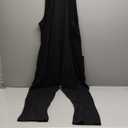 Muchpow Women's V Neck Sleeveless Jumpsuits Spaghetti Straps Harem Long Pants Overalls With Pockets (XX-Large, Black)