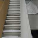 SMUG Dog Playpen 4-Panel 24 Inch Safe Secure Indoor Outdoor Pet Fence, Folding Portable 35 x 35 x 24IN, Ideal for Small to Medium Dogs Easy to Clean (White)