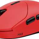 Rapoo VT2 MAX Wireless Gaming Mouse, True 8K Wireless Polling Rate, 53g Lightweight, Up to 750 Hr Battery, Nordic nRF54L15 MCU, 120-Million Optical Switch, 10 Programmable Buttons, Macro Enabled, Red