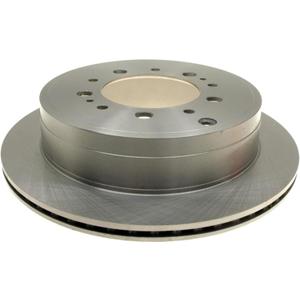 ACDelco Silver Rear Brake Rotor 18A2572A | GM 19295243 Brake Rotors for Select Lexus LX570, LX570, Toyota Land Cruiser, Sequoia, Tundra, and more