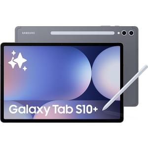 SAMSUNG Galaxy Tab S10+ Ai Keyboard Case Included WiFi Model 12.4" 10090 mAh 13MP SM-X820 (Latino American Stock) Dual Camera (Platinum Silver, 256GB + 12GB)