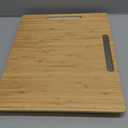 Joy&Grace Appliance Slider for Kitchen Appliances 360 Rolling Sliding Tray for Coffee Maker Countertop, Bamboo Coffee Pot Slider Rolling Tray (Natural, Large 16"x13")