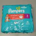 Pampers Cruisers 360 Diapers - Size 3, 26 Count, Pull-On Disposable Baby Diapers, Gap-Free Fit