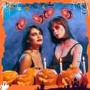 Jexine 12 Pcs Halloween Pompom Headband Hair Tinsel Hair Accessory Wrapped Ponytail Headwear Feather Headband for Women Cos (Colorful)