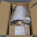 Depuley Battery Operated Wall Sconce: Set of 2 Wireless Wall Lights with Remote for Bedroom - Rechargeable 15 Colors Gold Wall Lamp for Living Room Hallway