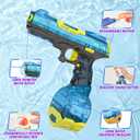 2 Pack Super Soaker Electric Water Guns - High Capacity, Long Range Up to 28-32ft, Powerful Rapid-Fire, Fully Automatic, Perfect for Kids and Adults, Ultimate Summer Outdoor Water Battle Fun