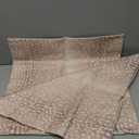 Antelope Pillow Covers 20 x 20 Inch Pack of 2, Animal Skin Print Decorative Throw Pillow Cases Outdoor Linen Farmhouse Neutral Fawn Cushion Cover for Bedroom Home Sofa Decor