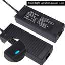 12V 10A Car Power Adapter Female Auto Cigarette Lighter Plug, AC 100-240V to DC 12V 10A 120W Power Supply Adapter AC to DC Converter Transformer for Car Powered Device