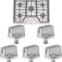 5 Pack AEZ73293801 Burner Control Knob Replacement,Compatible with LG Range/Stove Gas Cooktop,Burner Control Knob Assembly Replaces EBZ60710601,2025031,AH3639420,EA3639420,AP5594929,PS3639420