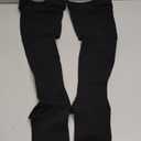 Medical Compression Stockings for Women and Men, 20-30 mmHg Thigh High Compression Socks, Closed Toe Graduated Compression Hoses, Long Circulation Pressure Stockings for Varicose Veins, Edema (Medium, Black)