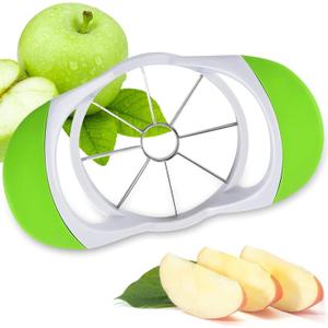 OCEANDEEP Apple Slicer and Corer Set  OCEANDEEP Stainless Steel Apple Cutter with Soft Grip + Adjustable Jar Opener Tool  Kitchen Gadgets for Easy Fruit & Lid Removal