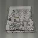 2 x DDMY Giant Coloring Poster, 72 x 35.5 Inch Career Dream Theme Versatile Coloring Table Cloth for Kids, Large Coloring Tablecloth Drawing Paper for School Party/Kids Party/Special Events Decoration