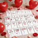 Funny Valentine's Day Cards Set, 24 Pack, 24 Design with Slang Phrases, 3.5x5 inch, Kids Classroom Exchange