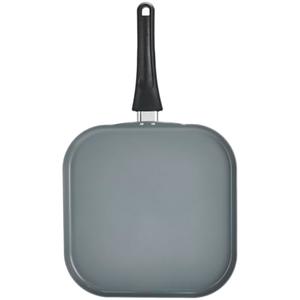 GoodCook Everyday Griddle Pan Ceramic Nonstick Aluminum Construction for Even Heating Non-Toxic PTFE & PFOA Free, 11-Inch, Black