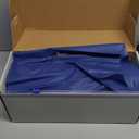 54 in X 300 FT Blue Plastic Table Cover Roll with Slide Cutter, Cuts Up to 36 Rectangle 8 Feet Disposable Plastic Table Cloths, Disposable Table Cover Roll for Dinning, Parties, BBQ, Wedding, Outdoor