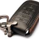 Car Key Fob Cover, Soft Full Protection Key Case Shell Compatible with Ford Smart Key 3 4 5 Buttons Protector