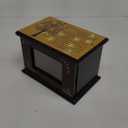 PREKIAR Cremation Urns for Ashes Wooden Urn Memorial Urn for Human Ashes Adult Male Female Large Burial Funeral Wood Urns with Photo Frame Keepsake Urn Box and Casket (Horizontal style urn-Custom 2)