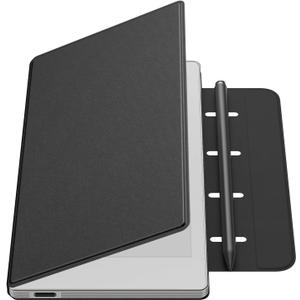 2 x TiMOVO Magnetic Case for Remarkable Paper Pro Move 7.3 Inch 2025, Lightweight Book Folio Cover with Buckle Pen Clasp, Support Auto Wake/Sleep, Denim Black