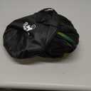 Pawaboo Small Animals Playpen, Waterproof Small Pet Cage Tent with Zippered Cover, Portable Outdoor Yard Fence with 3 Metal Rod for Chick/Kitten/Puppy/Guinea Pig/Rabbits/Hamster, Black + Rainbow