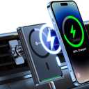 VICSEED Upgraded Magnetic Wireless Car Charger [15W Fast Charging] for Magsafe [Strongest Magnet Powe]r Vent Phone Holder Car Mount for iPhone 14 13 12 Pro Max Mini Plus