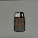 Magnetic 3 in 1 for iPhone 17 Pro Case, [Omni-Directional Protection] with 1x Screen Protector + 1x Camera Cover, [Seamless Work with Magsafe] Shockproof Slim Thin Case for iPhone 17 Pro Cosmic Orange