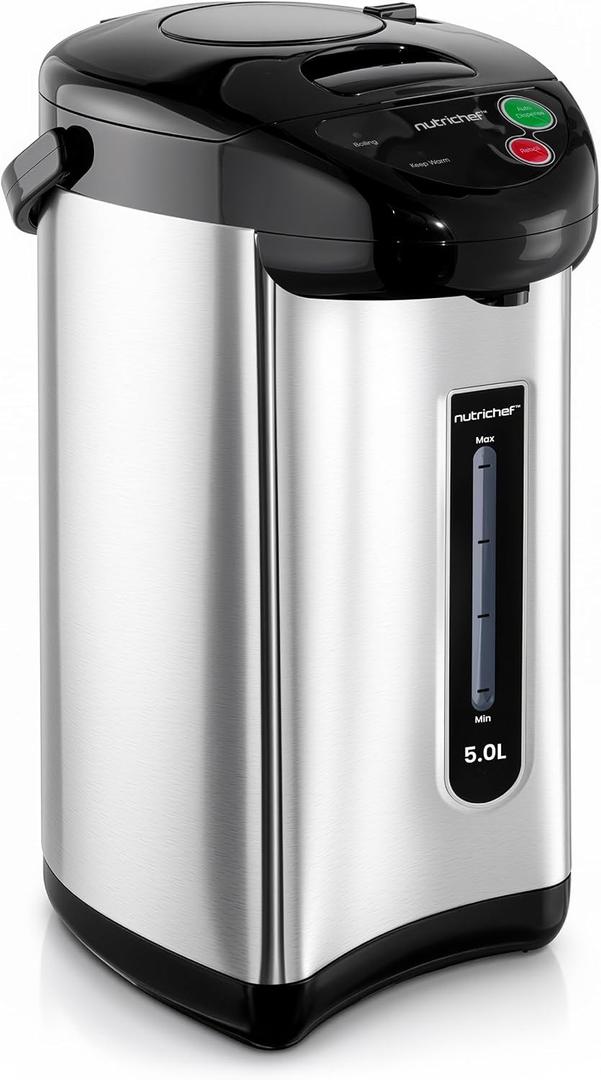 NutriChef 5.2 Qt Hot Water Dispenser with 5 Temperature Settings