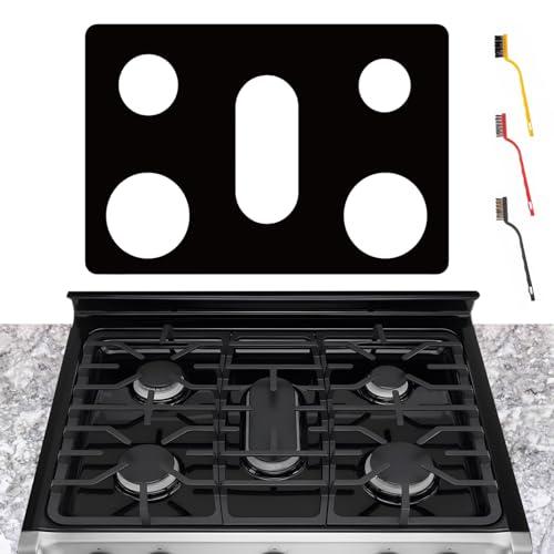 bezoku Stove Cover For LG 30 Inch Gas Range Model LGLDG4315 LRG4115 LRG4113 LDG4313 LRGL5825 LRGL5925 LSGL6335DF, Upgraded 0.4MM Thickness Reusable Stove Burner Covers For LG Stove Protector